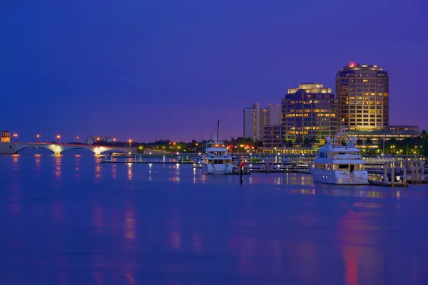 West Palm Beach Skyline Stockbild