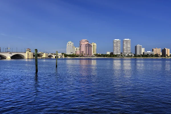 Skyline van West palm beach — Stockfoto