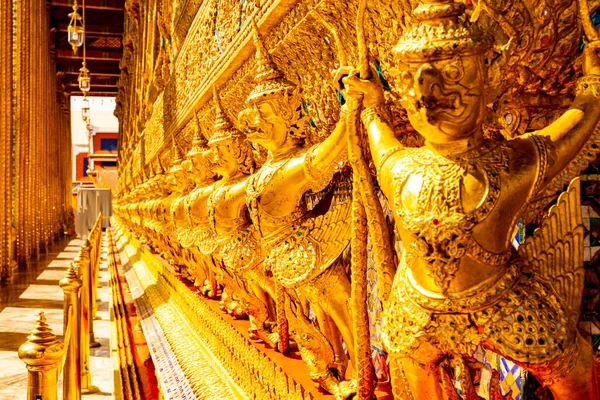 Wat Phra Kaew Templo Buda Esmeralda Punto Referencia Turístico Bangkok — Foto de Stock