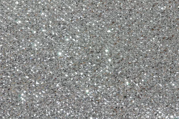 Silver glitter texture background — Stock Photo, Image