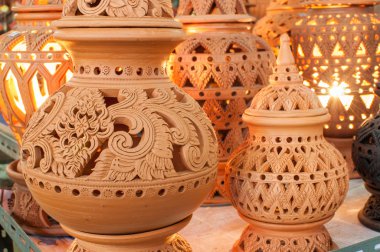 güzel thai tasarımları üzerinde seramik stil