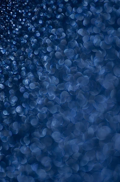 Defocused abstract dark blue lights background — Stock Photo, Image