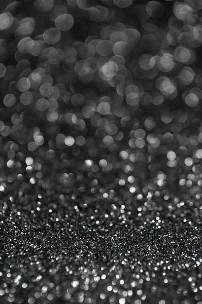 Defocused abstract black silver lights background — Stock Photo, Image