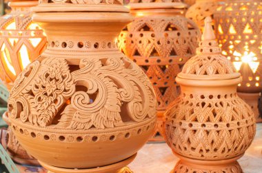 güzel thai tasarımları üzerinde seramik stil