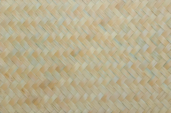 Texture tissée artisanale fond mural en bambou naturel — Photo