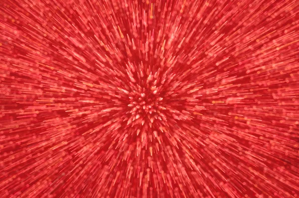 Rouge paillettes explosion lumières fond abstrait — Photo