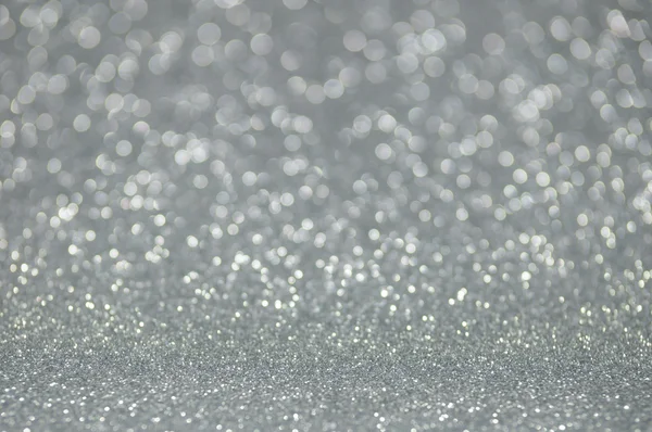 Defocused abstract silver lights background — Stock Photo, Image