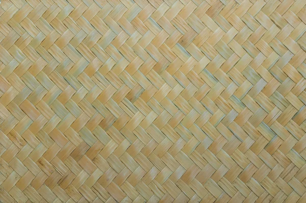 Texture tissée artisanale fond mural en bambou naturel — Photo