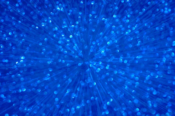 Bleu scintillant explosion lumières fond abstrait — Photo