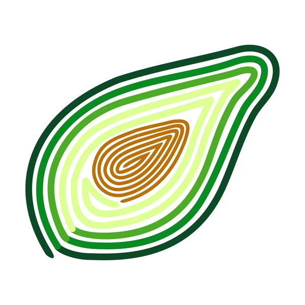 Avocado — Stock Vector