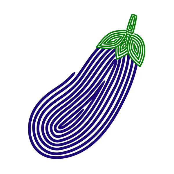 Eggplant — Stock Vector