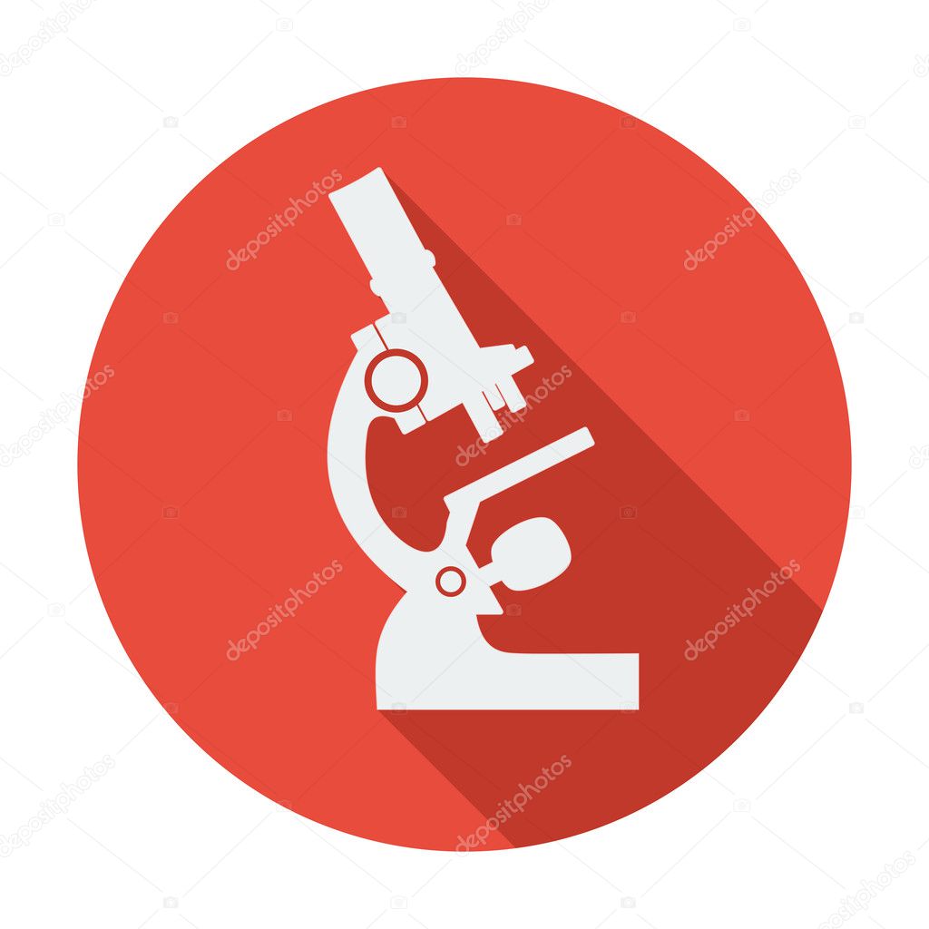 Microscope vector illustration.