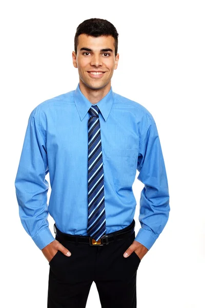 Giovane uomo d'affari sorridente — Foto Stock