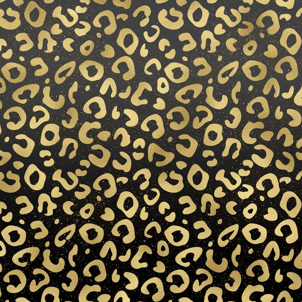 Golden Leopard Print Dark Gradient Texture Background High Quality Illustration — Fotografia de Stock