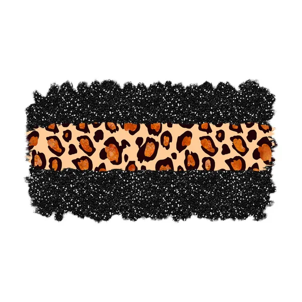 Leopard Paint Abstract Shape High Quality Illustration — Foto Stock