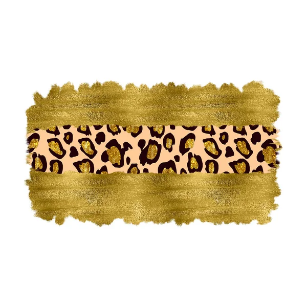 Leopard Paint Abstract Shape High Quality Illustration — Foto Stock