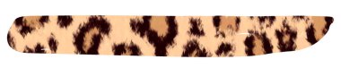 Leopard Brush paint stroke. High quality illustration