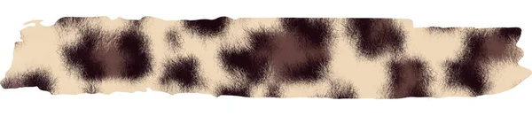 Leopard Brush Paint Stroke High Quality Illustration —  Fotos de Stock