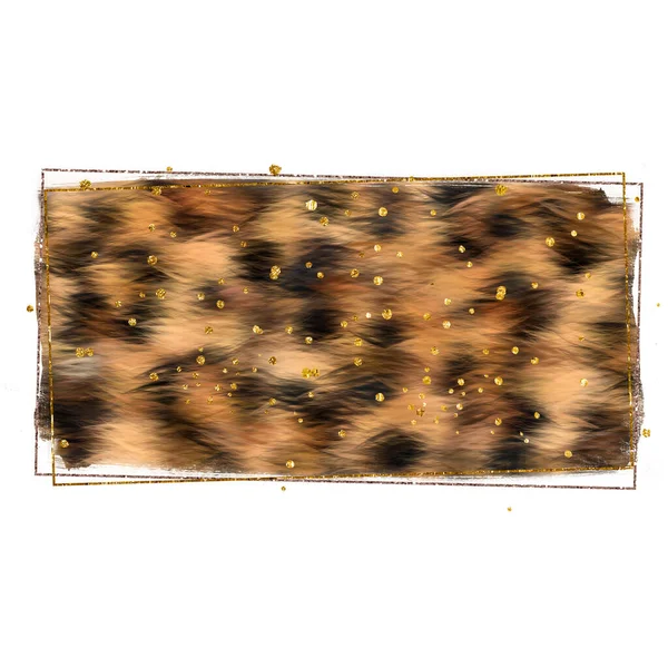 Leopard Paint Abstract Shape High Quality Illustration —  Fotos de Stock