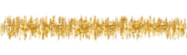 Golden glitter shine brush stroke backdrop. Stock illustrtaion. 
