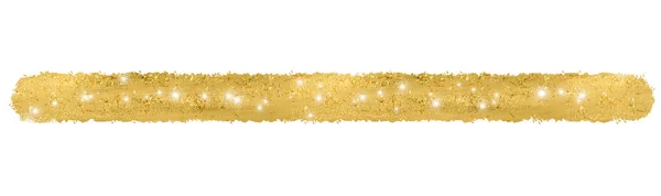 Golden Glitter Shine Brush Stroke Backdrop Stock Illustrtaion — Foto Stock