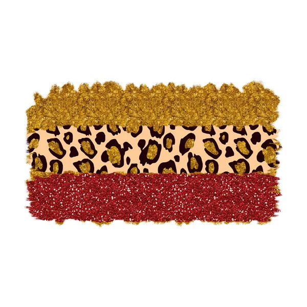 Leopard Paint Abstract Shape High Quality Illustration — Foto Stock