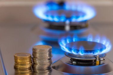 Gaz sobası yanıyor, üstünde de bozuk paralar var. Benzin giderleri ve gümrük vergilerinde artış.