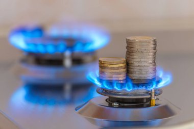 Gaz sobası yanıyor, üstünde de bozuk paralar var. Benzin giderleri ve gümrük vergilerinde artış.