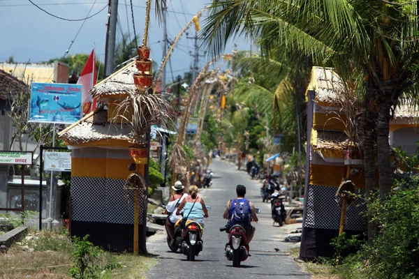 Nusa Lembongan Island  village — Stock Photo, Image