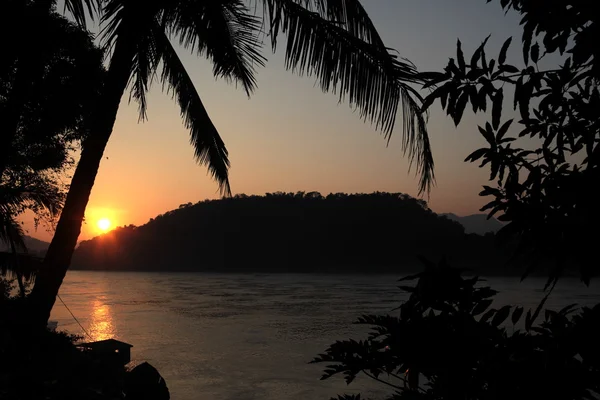 Řeka Mekong Luang Prabang Laoské Southeastasia — Stock fotografie