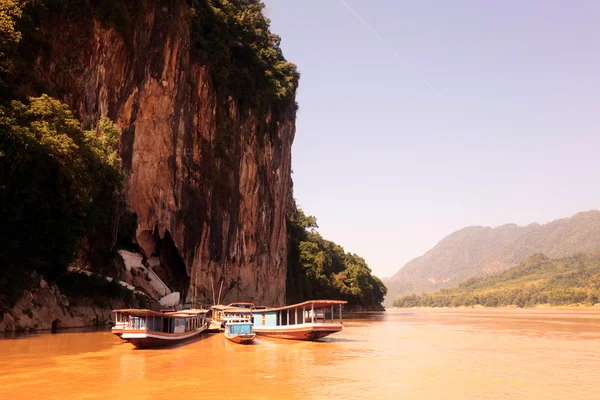 Laos luang prabang Mékong — Photo