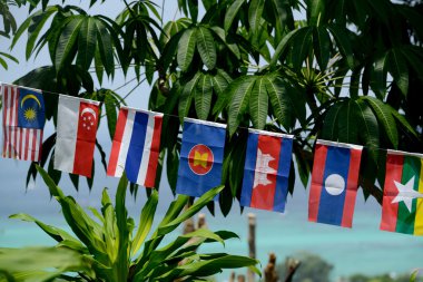 Tayland Krabi bayrakları