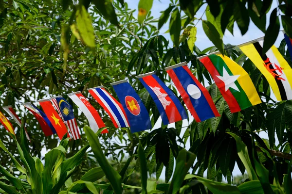 Drapeaux THAÏLANDE KRABI — Photo