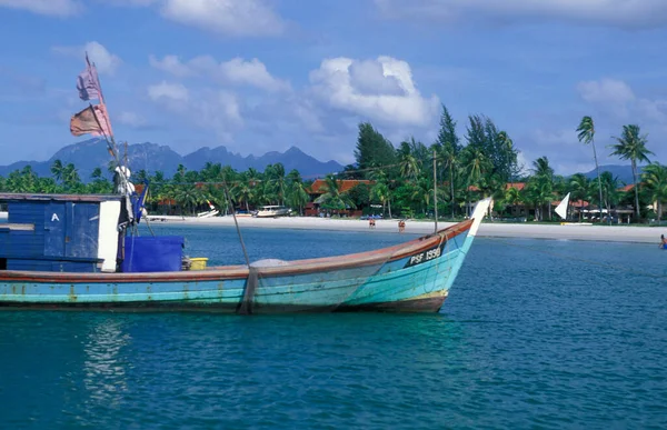 Рыболовное Судно Западном Побережье Острова Лангкави Малайзии Малайзия Лангкави Январь — стоковое фото