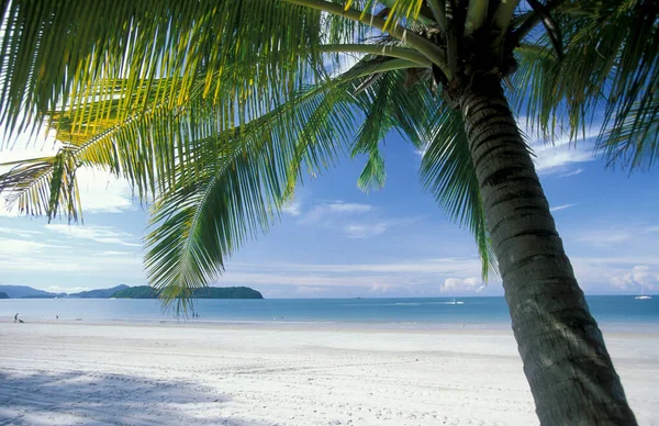 Una Playa Con Landscape Naer Ayer Hangat Village Norte Isla —  Fotos de Stock