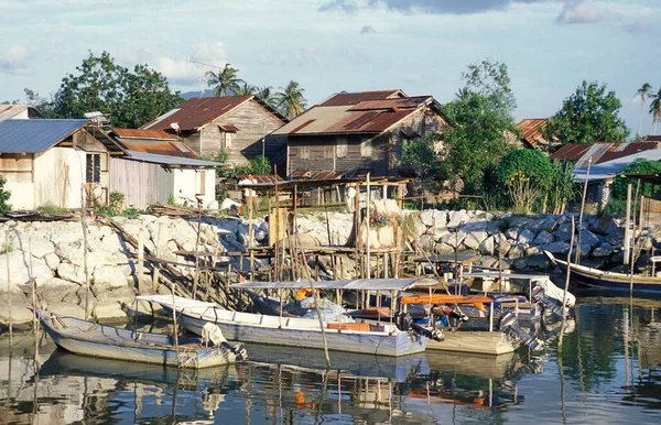 Ein Fischerdorf Der Westküste Der Insel Nusa Langkawi Malaysia Malaysia — Stockfoto