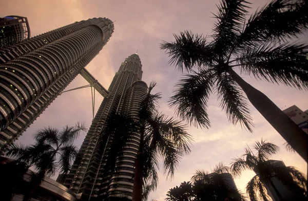 Arquitectura Las Torres Gemelas Petronas Ciudad Kuala Lumpur Malasia Malasia — Foto de Stock