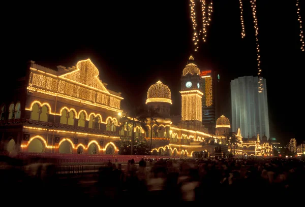 Het Sultan Abdul Samad Building Palace Stad Kuala Lumpur Maleisië — Stockfoto