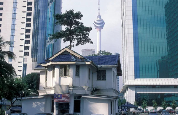 Вежа Tower Communications Tower Місті Куала Лумпур Малайзія Малайзія Куала — стокове фото