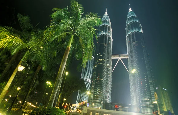 Architektura Petronas Twin Towers Mieście Kuala Lumpur Malezji Malezja Kuala — Zdjęcie stockowe