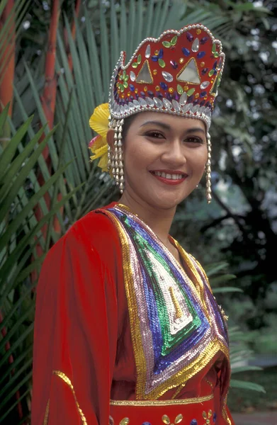 Women Traditional Malay Dress City Kuala Lumpur Malaysia Malaysia Kuala — Stock Photo, Image