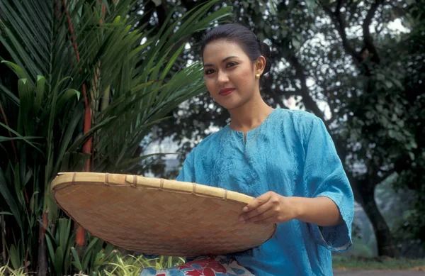 Wanita Berpakaian Malay Tradisional Kota Kuala Lumpur Malaysia Malaysia Kuala — Stok Foto