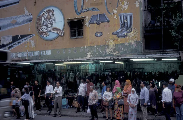 Marketstreet Com Lojas Cidade Velha China Town Cidade Kuala Lumpur — Fotografia de Stock