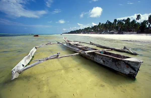 Tanzanya Nın Zanzibar Adası Ndaki Bwejuu Köyü Nün Doğu Kıyısındaki — Stok fotoğraf