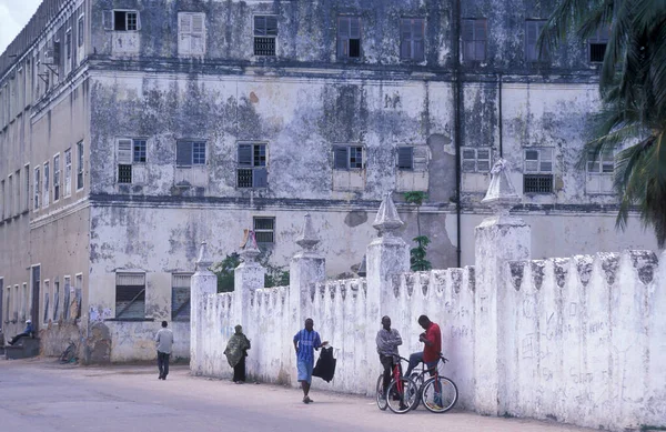 タンザニアのザンジバル島の旧市街の建築物 タンザニア ザンジバル 石の町 2004年10月 — ストック写真