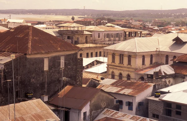 Výhled Staré Město Kamenné Město Ostrově Zanzibar Tanzanii Tanzanie Zanzibar — Stock fotografie