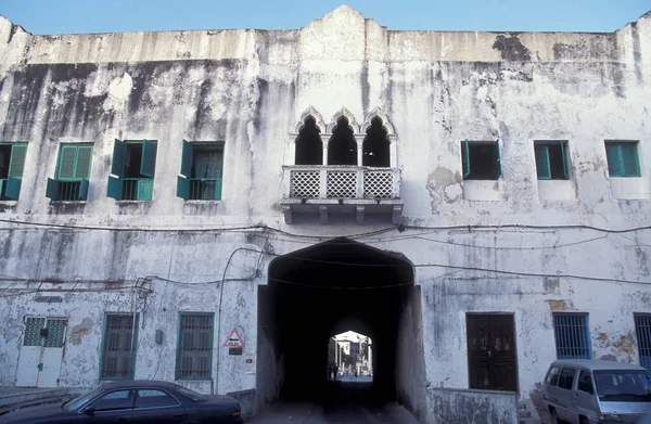 Architettura Nel Centro Storico Stone Town Sull Isola Zanzibar Tanzania — Foto Stock