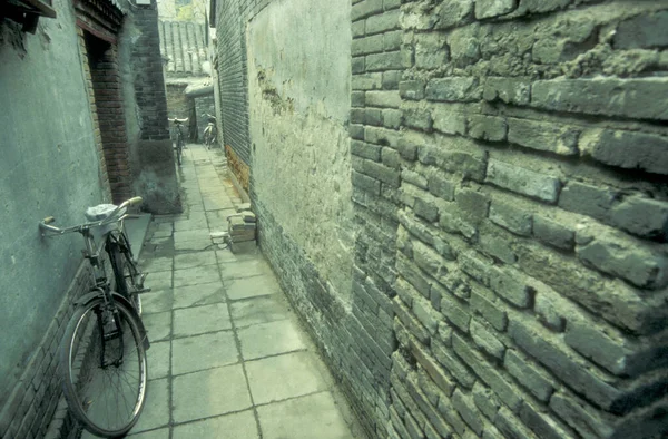 Небольшой Городок Старом Городе Пекина Китае Китай Пекин Октябрь 1997 — стоковое фото