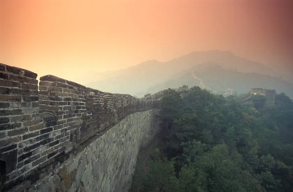 Grande Muralha China Paisagem Norte Cidade Pequim China China Pequim — Fotografia de Stock