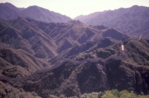 Great Wall China Landscape North City Beijing China China Beijing — Stock Photo, Image